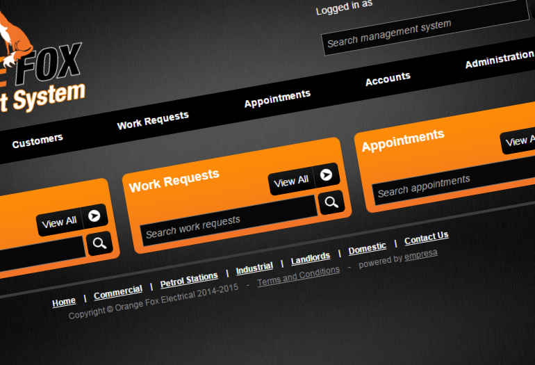 Orange Fox Management System Project Screenshot 4