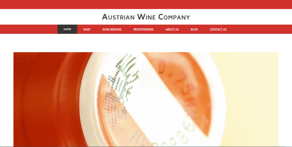 Empresa have worked with the Austrian Wine Company to develop a full e-commerce web solution