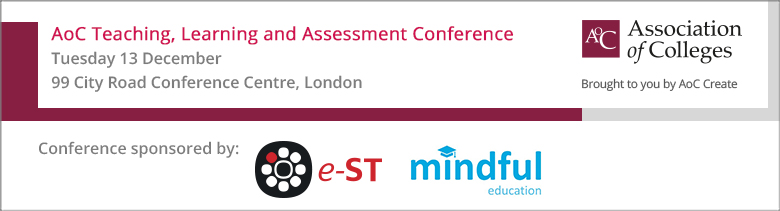 e-StudentTracker sponsoring AoC Teaching, Learning and Assessment Conference